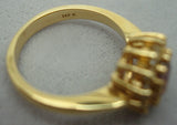 14K Gold 1.07ct Purple Genuine Natural Sapphire Ring with Diamonds (#J1572)