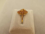 Divine Cocktail Ring with Genuine Natural Rubies and Diamonds (#J527)