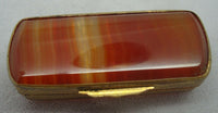 Rectangular Genuine Natural Agate Box (#J1037)