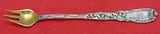 Chrysanthemum by Tiffany & Co. Sterling Silver Cocktail Fork Gold Washed 6"