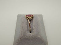 1ct Marquise Pink Genuine Natural Tourmaline Ring with Diamonds (#J214)