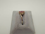 1ct Marquise Pink Genuine Natural Tourmaline Ring with Diamonds (#J214)