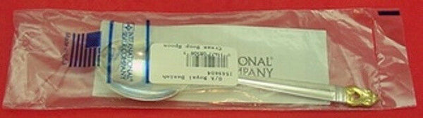 Royal Danish Gold by International Sterling Silver Cream Soup Spoon 6 3/4" New