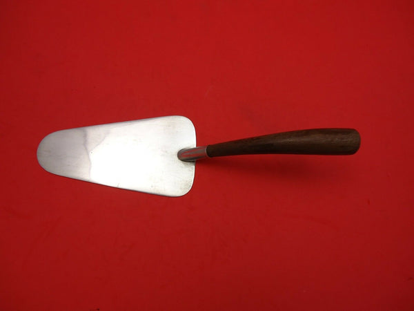 Mexican Mexico Sterling Silver Pie Server with Wooden Handle 9 1/4"