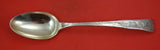 Lap Over Edge Acid Etched by Tiffany Sterling Silver Stuffing Spoon 12 1/2"