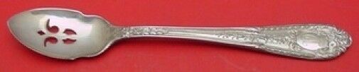 Fontaine by International Sterling Silver Olive Spoon Pierced Custom Made 5 3/4"