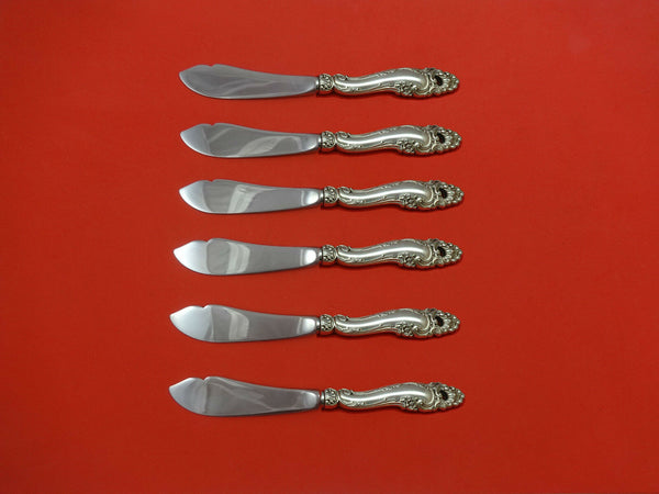 Decor by Gorham Sterling Silver Trout Knife Set 6pc HHWS  Custom Made