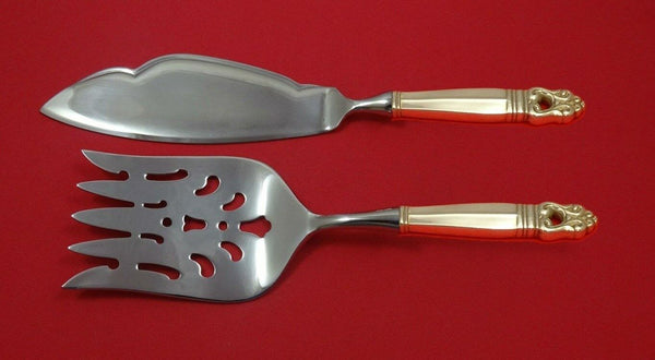 Royal Danish by International Sterling Silver Fish Serving Set 2 Piece Custom
