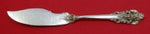 Grande Baroque By Wallace Sterling Silver Master Butter Flat Handle 7 1/2"