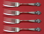 Georgian by Towle Sterling Silver Fish Fork Set 4pc AS Custom Made 7"