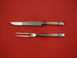 Duke of Windsor by Manchester Sterling Silver Steak Carving Set 2 Piece 10 1/2"