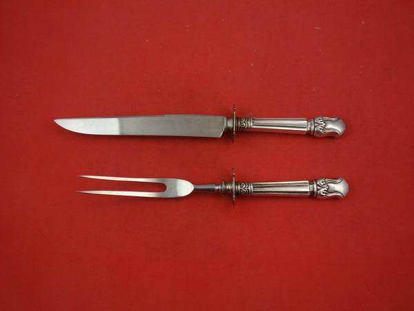 Duke of Windsor by Manchester Sterling Silver Steak Carving Set 2 Piece 10 1/2"