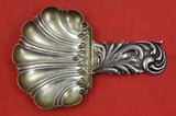 Pattern Unknown by Shiebler Sterling Tea Caddy Spoon w/ acanthus leaves 4 1/4"