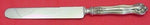 Wedding Rose by Watson Sterling Silver Dinner Knife Blunt 10" Flatware