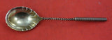 Twist #19 by Whiting Sterling Silver Sugar Spoon 6 1/4"