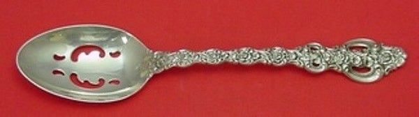 King Louis by International Sterling Silver Serving Spoon Pierced Fancy 8 1/2"
