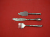Louis XIV French 800 Silver Serving Set 3 Piece Cheese, Pate Knife, Sardine Fork