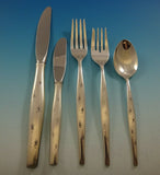 Stardust Gorham Sterling Silver Flatware Set Service Midcentury Modern Space Age