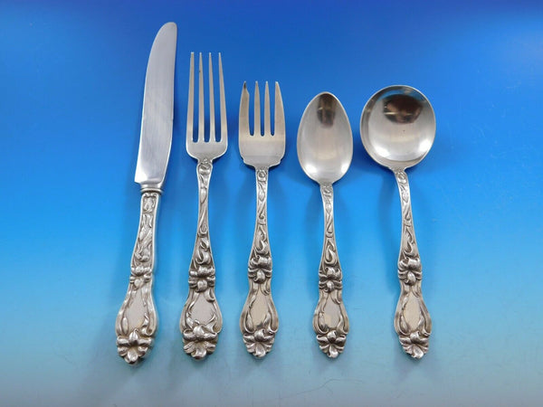 Lily by Frank Whiting Sterling Silver Flatware Set for 8 Service 43 pieces