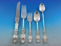 Lucerne by Wallace Sterling Silver Flatware Set for 8 Service 45 Pieces D Mono