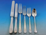 Bead by Davis & Galt Sterling Silver Flatware Set Service 38 pieces Monogram R