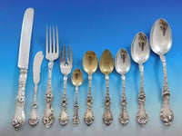 Les Cinq Fleurs by Reed and Barton Sterling Silver Flatware Set 126 pcs Dinner