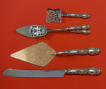 Lucerne by Wallace Sterling Silver Dessert Serving Set 4pc Custom Made