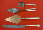 Silver Plumes by Towle Sterling Silver Dessert Serving Set 4pc Custom Made