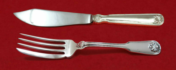 Shell and Thread by Tiffany and Co Sterling Silver Fish Set Individual Custom