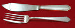 William and Mary by Lunt Sterling Silver Fish Set Individual 2pc Custom Made