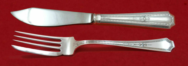 Colfax by Durgin-Gorham Sterling Silver Fish Set Individual 2pc Custom Made