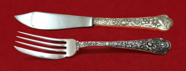 Cluny by Gorham Sterling Silver Fish Set Individual 2pc Custom Made