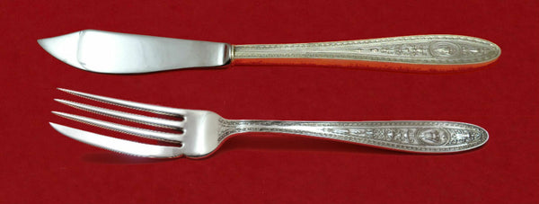 Wedgwood by International Sterling Silver Fish Set Individual 2pc Custom Made