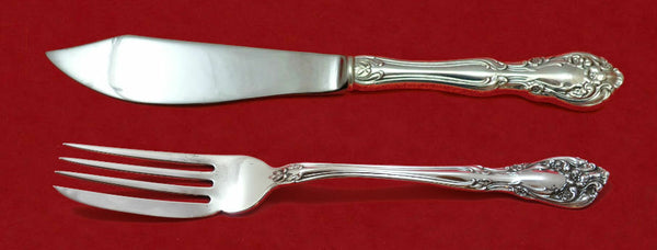 Chateau Rose by Alvin Sterling Silver Fish Set Individual 2pc Custom Made