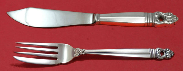 Royal Danish by International Sterling Silver Fish Set Individual 2pc Custom