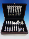 Margaux by Towle Sterling Silver Flatware Set for 8 Service 35 Pcs Dinner Grapes