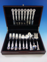 Margaux by Towle Sterling Silver Flatware Set for 8 Service 35 Pcs Dinner Grapes