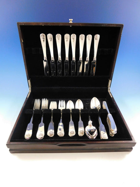Sheaf of Wheat by Durgin Gorham Sterling Silver Flatware Set for 8 Service 48 pc