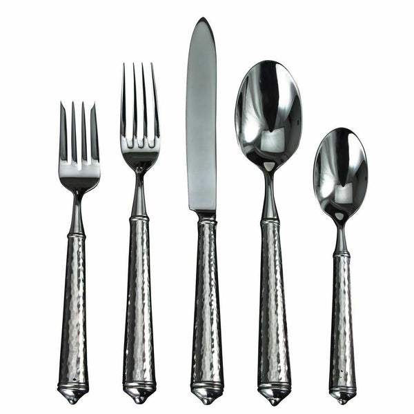 Leopardo by Ricci Stainless Steel Flatware Set for 12 Service 60 Pieces - New