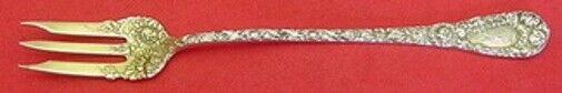 Chrysanthemum by Durgin Sterling Silver Cocktail Fork Fancy GW 5 1/2" Silverware