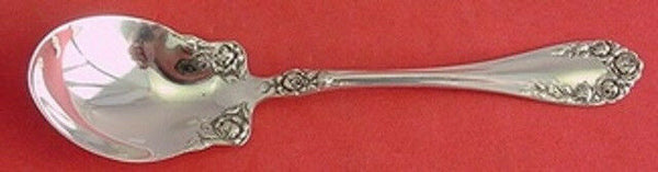 Rose by Wallace Sterling Silver Ice Cream Spoon with Fancy Bowl Original 5 1/4"