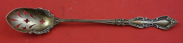 Warwick by International Sterling Silver Olive Spoon Pierced  Orig 7"