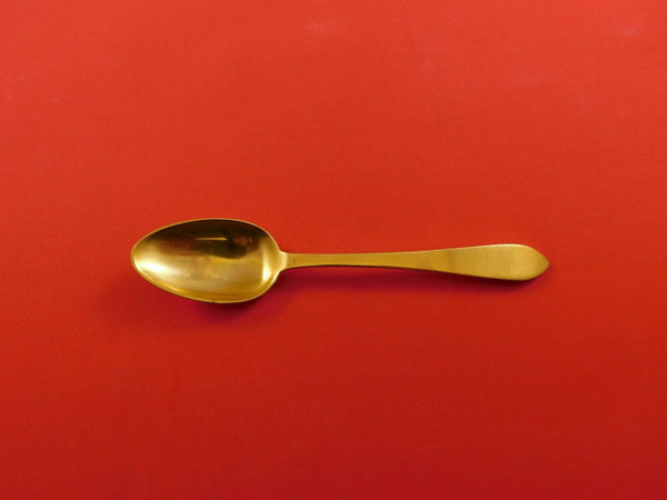 Faneuil Vermeil by Tiffany Sterling Silver Demitasse Spoon 4 1/4" Flatware Gold