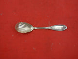 Olive by E.D. Tisdale Coin Silver Sugar Shell Spoon 5 3/4" MA Late c. 1800's