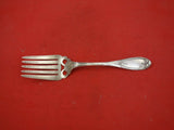 Olive by Bigelow & Kennard Coin Silver Cold Meat Fork Brite-Cut Pierced 9 1/2"