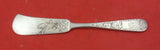 Mayflower by Kirk Sterling Silver Master Butter flat handle brite-cut 7 7/8"