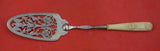 German Sterling Silver Cake Server .750 silver pierced blade 12 1/2"