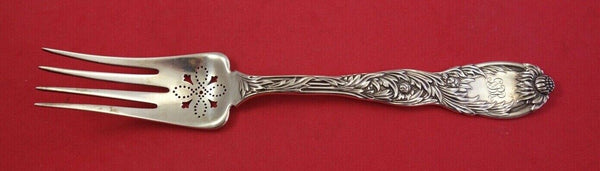 Chrysanthemum by Tiffany and Co Sterling Silver Cold Meat Fork splayed tines 9"