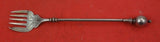 Ball End by George Sharp Sterling Sardine Fork brite-cut 5-tine  6"