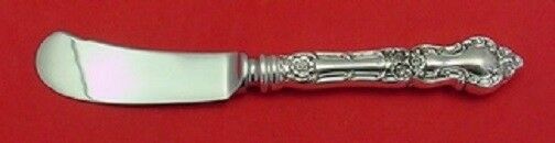 Meadow Rose By Wallace Sterling Silver Butter Spreader Paddle HH WS 6 3/8"